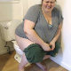 This is a heavily-edited video consisting of 3 different scenes spliced together of a fat girl taking gassy, soft shits while sitting on a toilet. About 4 minutes.